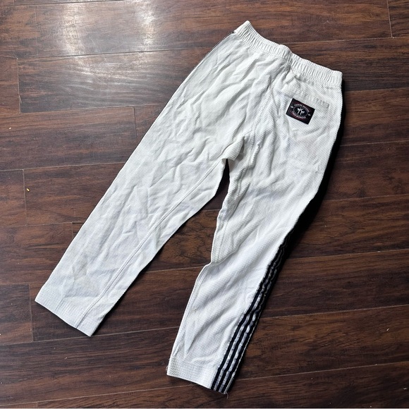Adidas x Fucking Awesome FA Taekwondo White Gi Jacquard Track Pants